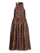 Adeva Polvipituinen Mekko Multi/patterned Baum Und Pferdgarten