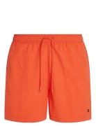 Medium Drawstring Uimashortsit Orange Tommy Hilfiger