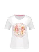 T-Shirt 1/2 Sleeve Tops T-shirts & Tops Short-sleeved White Gerry Webe...