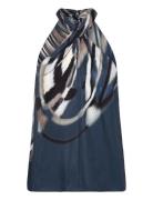 Bonari Tops Blouses Sleeveless Navy BOSS