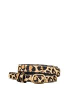 Leopa Leather Kyra Belt Vyö Multi/patterned Becksöndergaard