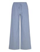 Lr-Lennon Bottoms Trousers Straight Leg Blue Levete Room