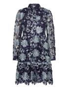 Star Ls Dress Lyhyt Mekko Blue Noella