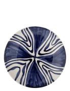 Shama Plate Home Tableware Plates Dinner Plates Navy Bloomingville