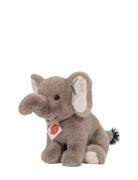 Sitting Elephant 25 Cm Toys Soft Toys Stuffed Animals Grey Teddy Herma...