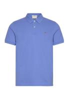 Slim Shield Ss Pique Polo Tops Polos Short-sleeved Blue GANT