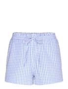 Seersucker Shorts Bottoms Shorts Casual Shorts Blue Gina Tricot