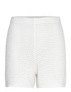 Knitted Crochet Shorts Bottoms Shorts Casual Shorts White Gina Tricot