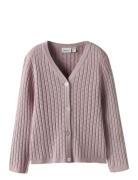 Nmfkind Ls Knit Card Tops Knitwear Cardigans Pink Name It
