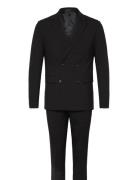 Plain Db Mens Suit - Normal Length Puku Black Lindbergh