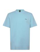 Tee Sport T-shirts Short-sleeved Blue BOSS