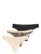 Brief Thong Reg Co Emelie Lace Stringit Alusvaatteet Multi/patterned L...