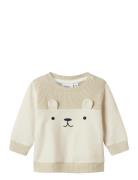 Nbnlivs Ls Sweat Unb Tops Sweat-shirts & Hoodies Sweat-shirts Cream Na...