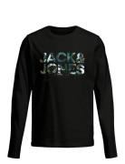 Jjgeplas Tee Ls Crew Neck Jnr Tops Sweat-shirts & Hoodies Sweat-shirts...