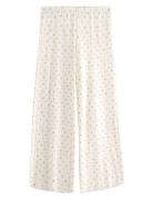 Vida Pyjamasbyxor I Pointelle Pyjamahousut Olohousut Cream Lindex