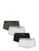 Pclogo Lady 4 Pack Aop/Solid Noos Bc Alushousut Brief Tangat Multi/pat...