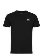 Backprint T Tops T-shirts Short-sleeved Black Alpha Industries