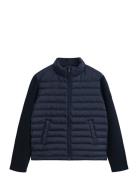 Mixed Media Jacket Ohut Takki Kuoritakki Navy GANT