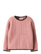 Nmfkirsten Ls Knit Tops Knitwear Pullovers Pink Name It