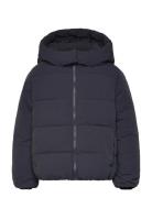 Hood Quilted Coat Toppatakki Black Mango