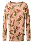 Rihanna Wool Tops T-shirts Long-sleeved T-shirts Pink Molo