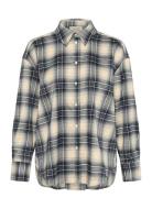 Slpamala Shirt Ls Tops Shirts Long-sleeved Navy Soaked In Luxury