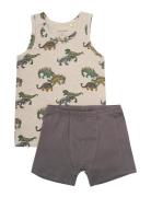 Underwear Set Aop Alusvaatesetti Multi/patterned Minymo