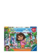 Dora The Explorer 2X24P Toys Puzzles And Games Puzzles Classic Puzzles...
