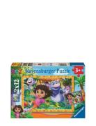 Dora The Explorer 2X12P Toys Puzzles And Games Puzzles Classic Puzzles...