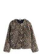 Jacket Fake Fur School Girls Takki Beige Lindex