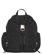 Flap Nylon Backpack Reppu Laukku Black Calvin Klein
