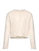 Long Sleeves Knit Cardigan Tops Knitwear Cardigans Cream Mango
