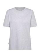 Cotton Jersey Jess Tee Fav Tops T-shirts & Tops Short-sleeved Grey Mad...