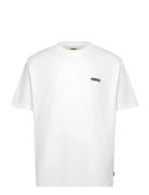 Wbbaine Koi Tee Tops T-shirts Short-sleeved White Woodbird