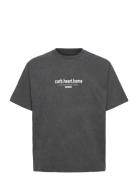 Wbbeam Dye Tee Tops T-shirts Short-sleeved Grey Woodbird