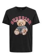 Onllucy Life Reg S/S Top Box Jrs Tops T-shirts & Tops Short-sleeved Bl...