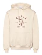 Hook Hooded Zip Sweatshirt Tops Sweat-shirts & Hoodies Hoodies Cream M...