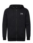 Ua Icon Fleece Fz Taping Sport Sweat-shirts & Hoodies Hoodies Black Un...