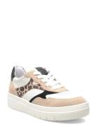 Women Lace-Up Matalavartiset Sneakerit Tennarit Beige Tamaris
