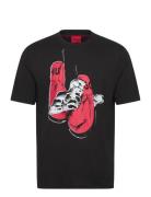 Diboxer Tops T-shirts Short-sleeved Black HUGO