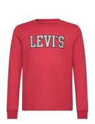 Ls-L/S Tee Tops T-shirts Long-sleeved T-shirts Red Levi's