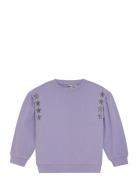 Sweater Embroidery Sleeve Tops Sweat-shirts & Hoodies Sweat-shirts Pur...