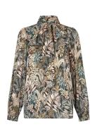 Kikkidea Tops Blouses Long-sleeved Multi/patterned Dea Kudibal