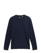 Basic Longsleeve Tops T-shirts Long-sleeved Navy Tom Tailor