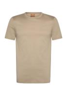 Perry Crunch O-Ss Tee Tops T-shirts Short-sleeved Beige Mos Mosh Galle...