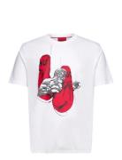 Diboxer Tops T-shirts Short-sleeved White HUGO