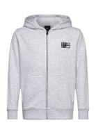 By Blocked Box Fz Hoodie Sport Sweat-shirts & Hoodies Hoodies Grey VAN...