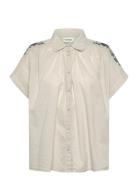 Badalll Shirt Ss Tops Shirts Short-sleeved Grey Lollys Laundry