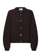 Kae Knit Cardigan Tops Knitwear Cardigans Brown Noella