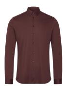 Mmgmarco Jersey Shirt Tops Shirts Casual Brown Mos Mosh Gallery